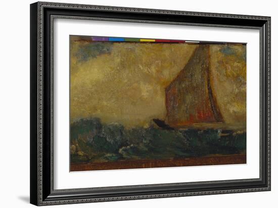 The Mystical Boat-Odilon Redon-Framed Giclee Print