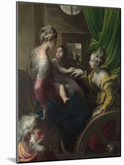 The Mystical Marriage of Saint Catherine, C. 1527-1530-Parmigianino-Mounted Giclee Print