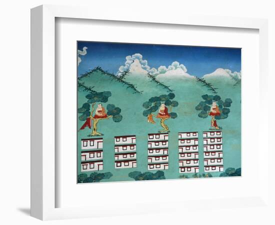 The Myth of Shangri La, Kopan Monastery, Kathmandu, Nepal, Asia-Godong-Framed Photographic Print