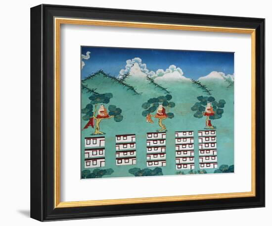 The Myth of Shangri La, Kopan Monastery, Kathmandu, Nepal, Asia-Godong-Framed Photographic Print