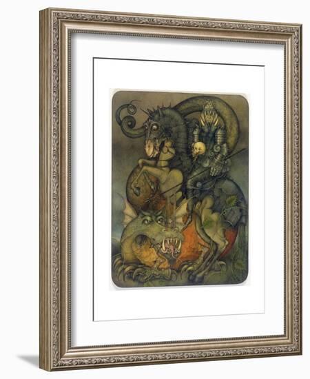 The Mythic Hero, 1979-Wayne Anderson-Framed Giclee Print