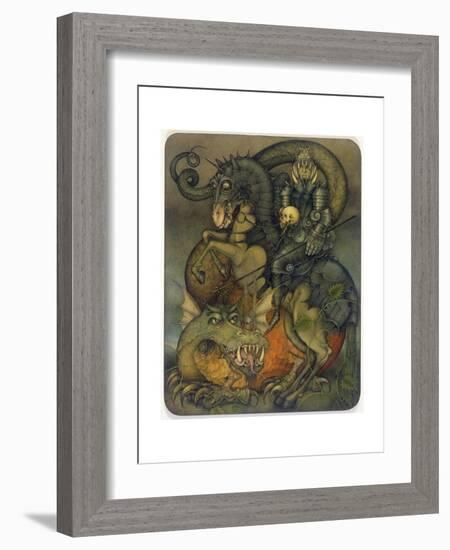 The Mythic Hero, 1979-Wayne Anderson-Framed Giclee Print