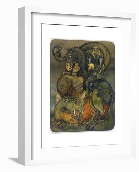 The Mythic Hero, 1979-Wayne Anderson-Framed Giclee Print