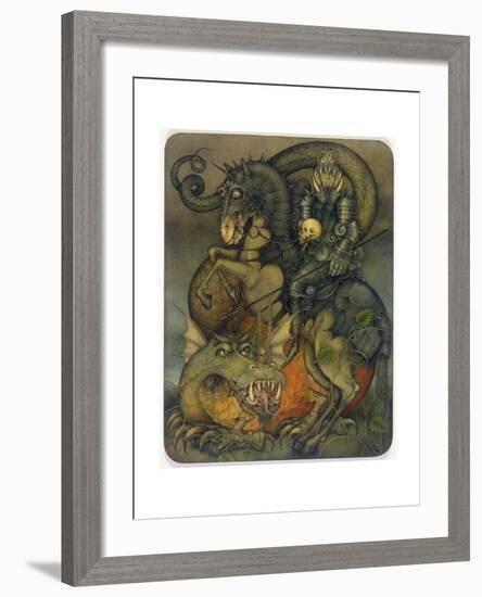 The Mythic Hero, 1979-Wayne Anderson-Framed Giclee Print