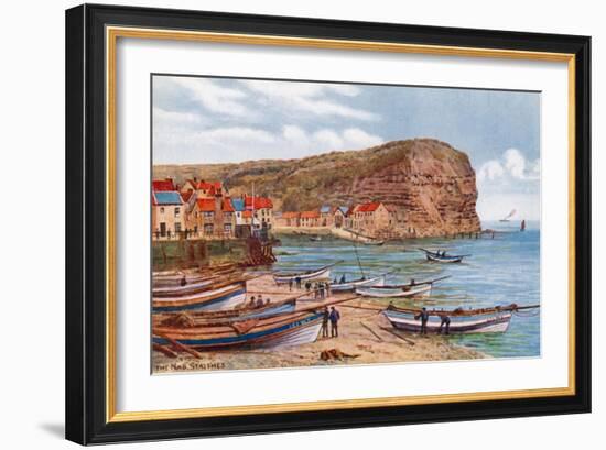 The Nab, Staithes-Alfred Robert Quinton-Framed Giclee Print