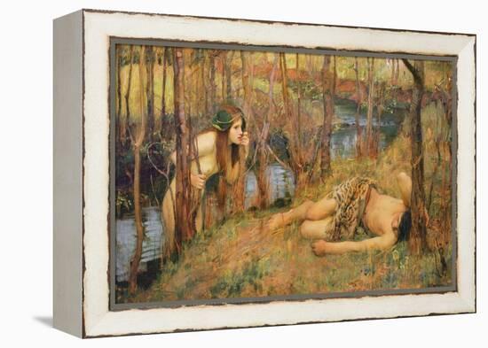 The Naiad, 1893 (Hylas with a Nymph)-John William Waterhouse-Framed Premier Image Canvas