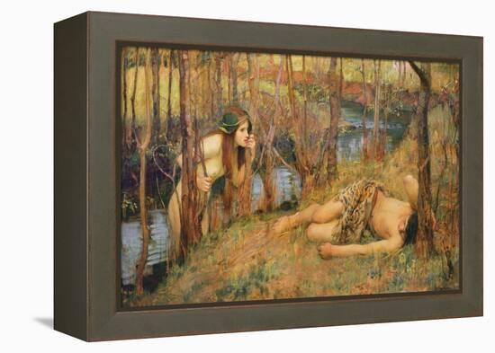 The Naiad, 1893 (Hylas with a Nymph)-John William Waterhouse-Framed Premier Image Canvas