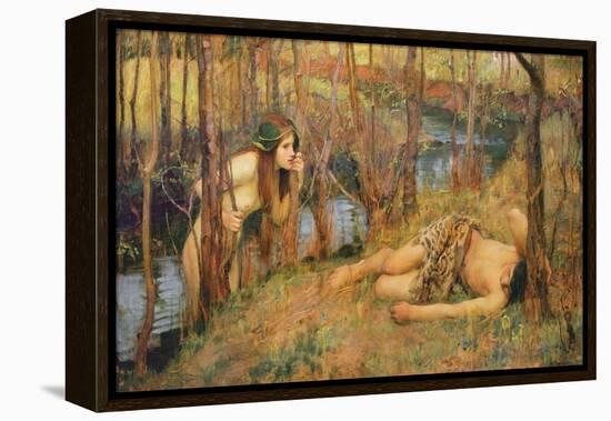 The Naiad, 1893 (Hylas with a Nymph)-John William Waterhouse-Framed Premier Image Canvas