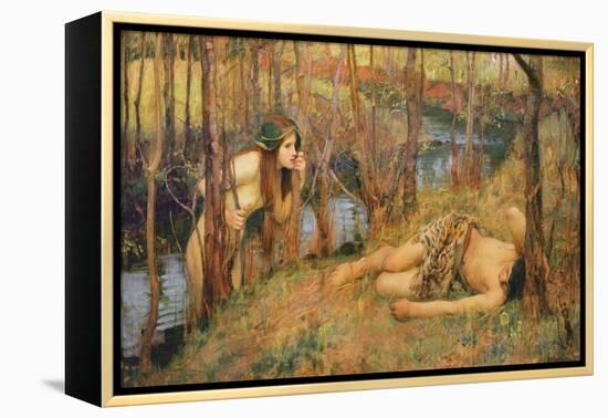 The Naiad, 1893 (Hylas with a Nymph)-John William Waterhouse-Framed Premier Image Canvas