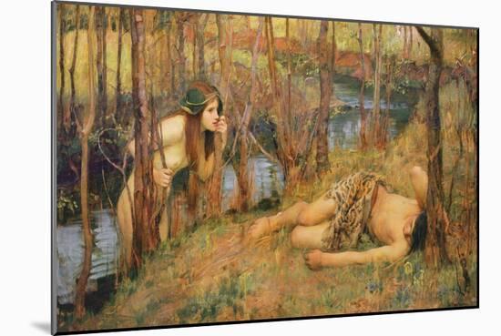 The Naiad, 1893 (Hylas with a Nymph)-John William Waterhouse-Mounted Giclee Print