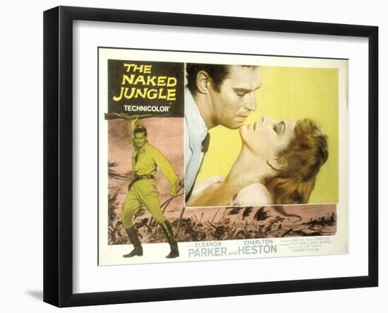 The Naked Jungle, Charlton Heston, Eleanor Parker, 1954-null-Framed Photo