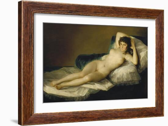 The Naked Maja, 1798-1803-Francisco de Goya-Framed Giclee Print