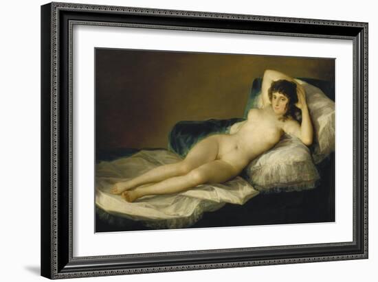 The Naked Maja, 1798-1803-Francisco de Goya-Framed Giclee Print