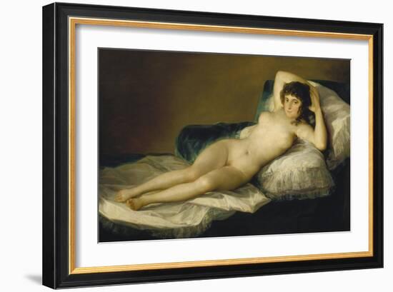 The Naked Maja, 1798-1803-Francisco de Goya-Framed Giclee Print