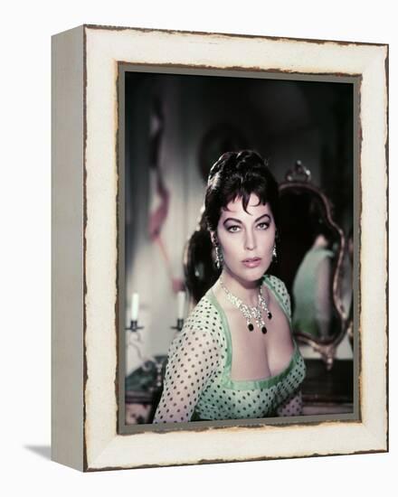 THE NAKED MAJA, 1959 directed by HENRY KOSTER Ava Gardner (photo)-null-Framed Stretched Canvas