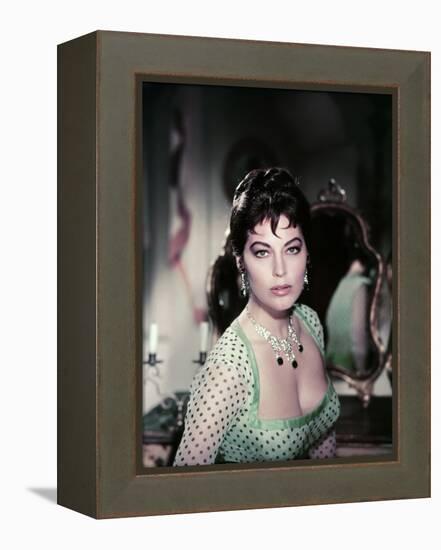 THE NAKED MAJA, 1959 directed by HENRY KOSTER Ava Gardner (photo)-null-Framed Stretched Canvas