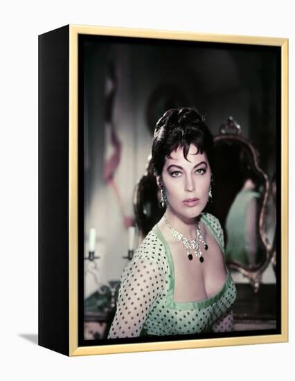 THE NAKED MAJA, 1959 directed by HENRY KOSTER Ava Gardner (photo)-null-Framed Stretched Canvas