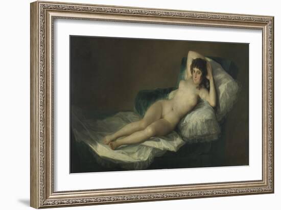 The Naked Maja, C. 1797-1800-Francisco de Goya-Framed Giclee Print