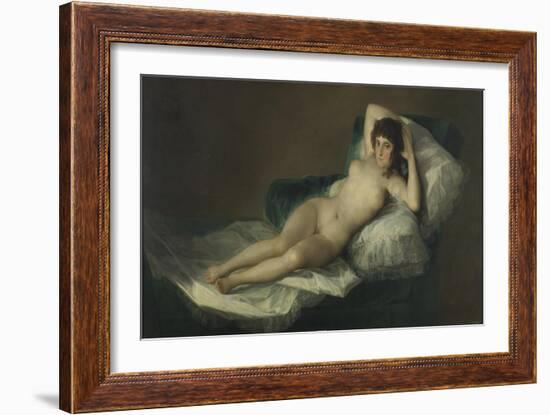 The Naked Maja, C. 1797-1800-Francisco de Goya-Framed Giclee Print