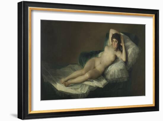 The Naked Maja, C. 1797-1800-Francisco de Goya-Framed Giclee Print