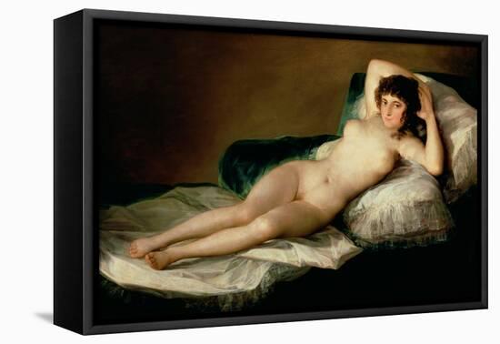 The Naked Maja, circa 1800-Francisco de Goya-Framed Premier Image Canvas