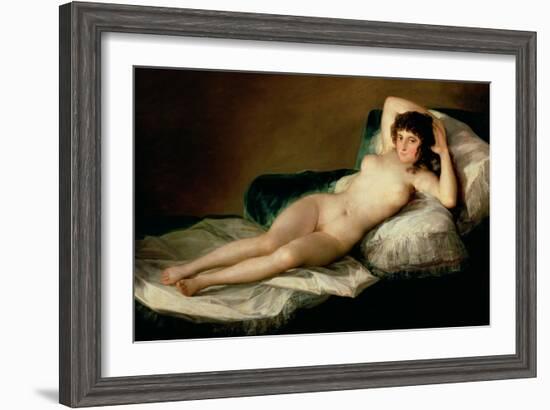 The Naked Maja, circa 1800-Francisco de Goya-Framed Giclee Print