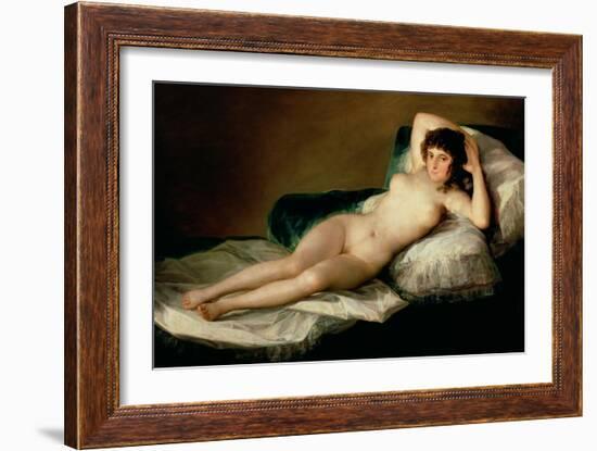 The Naked Maja, circa 1800-Francisco de Goya-Framed Giclee Print