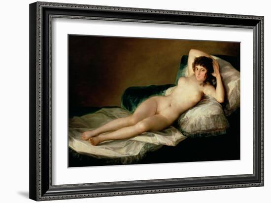 The Naked Maja, circa 1800-Francisco de Goya-Framed Giclee Print