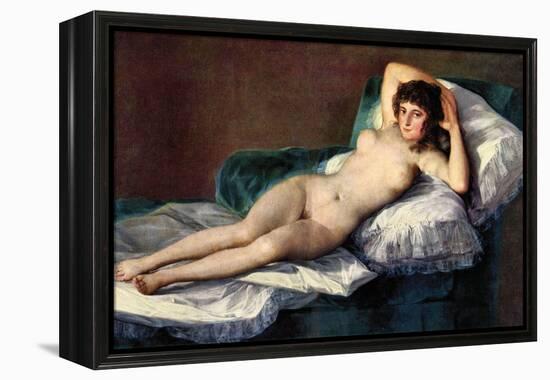 The Naked Maja-Francisco de Goya-Framed Stretched Canvas