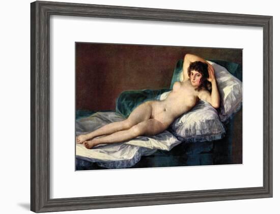 The Naked Maja-Francisco de Goya-Framed Art Print