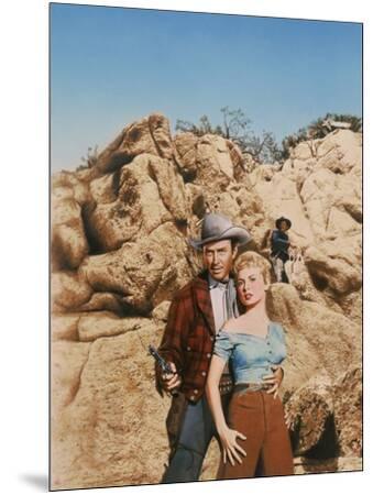 'THE NAKED SPUR, 1953 directed by ANTHONY MANN James Stewart and Janet