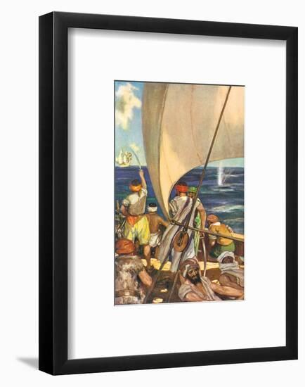 The Name of The Devil of The Sea Grew Greater Than Ever-Stephen Reid-Framed Premium Giclee Print