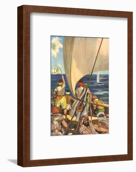 The Name of The Devil of The Sea Grew Greater Than Ever-Stephen Reid-Framed Premium Giclee Print