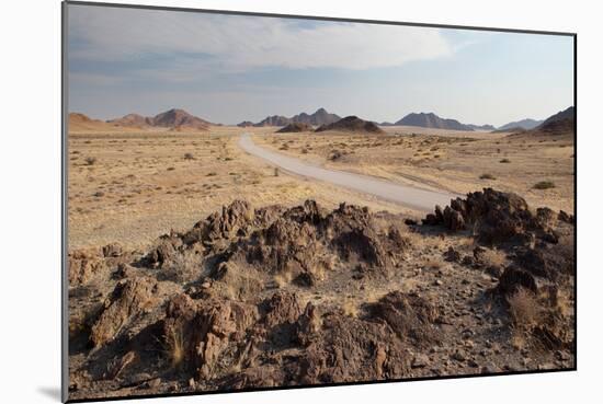The Namib-Naukluft National Park at Sunset-Alex Saberi-Mounted Photographic Print