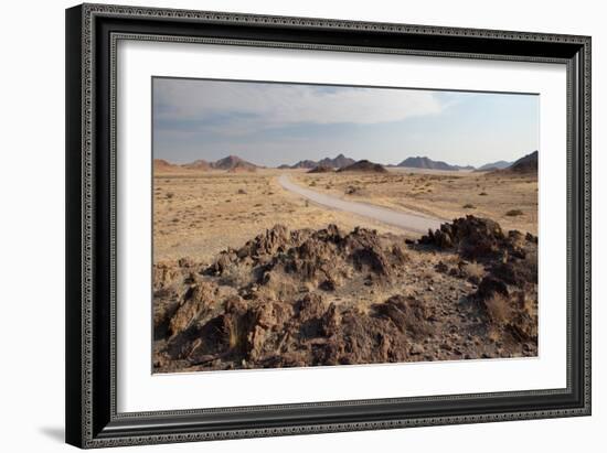 The Namib-Naukluft National Park at Sunset-Alex Saberi-Framed Photographic Print