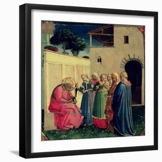 The Naming of John the Baptist, circa 1430s-Fra Angelico-Framed Giclee Print