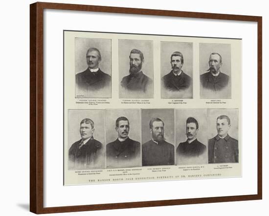 The Nansen North Pole Expedition, Portraits of Dr Nansen's Companions-null-Framed Giclee Print