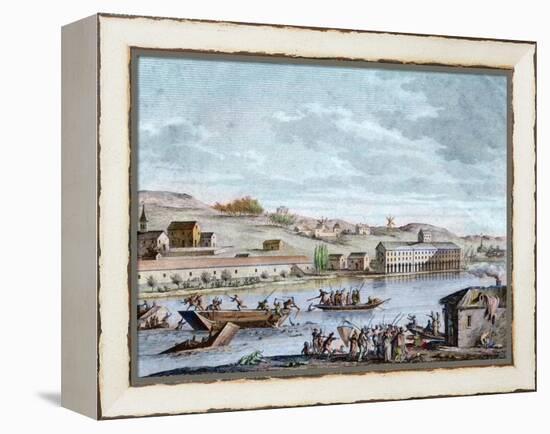 The Nantes Drowning, Reign of Terror, 1793-French School-Framed Premier Image Canvas