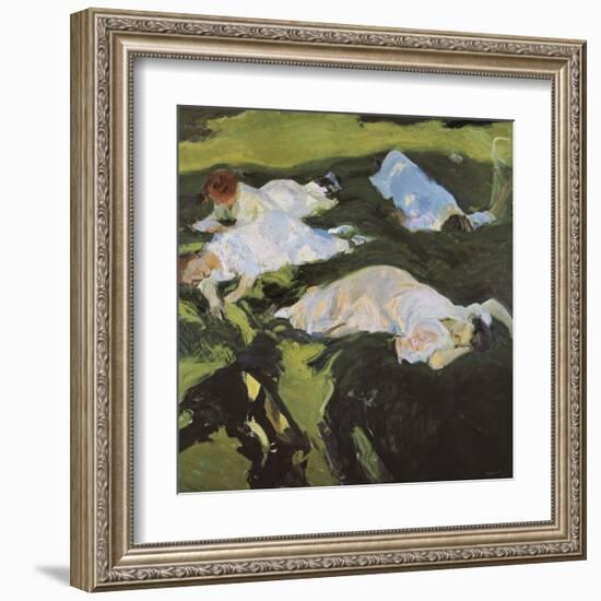 The Nap-Joaquín Sorolla y Bastida-Framed Art Print