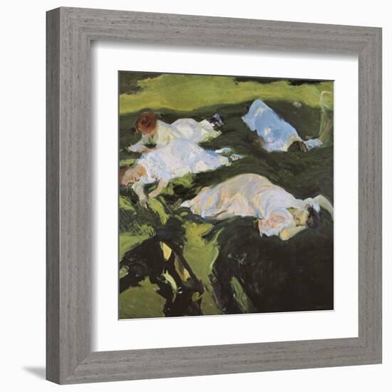 The Nap-Joaquín Sorolla y Bastida-Framed Art Print