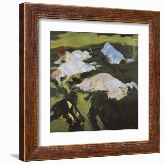 The Nap-Joaquín Sorolla y Bastida-Framed Art Print