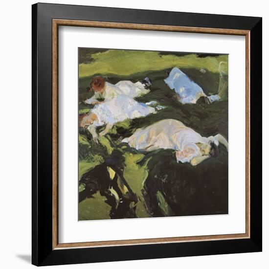 The Nap-Joaquín Sorolla y Bastida-Framed Art Print