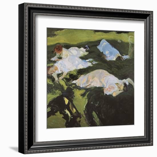 The Nap-Joaquín Sorolla y Bastida-Framed Art Print