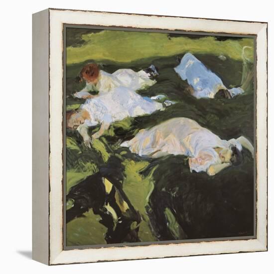 The Nap-Joaquín Sorolla y Bastida-Framed Stretched Canvas