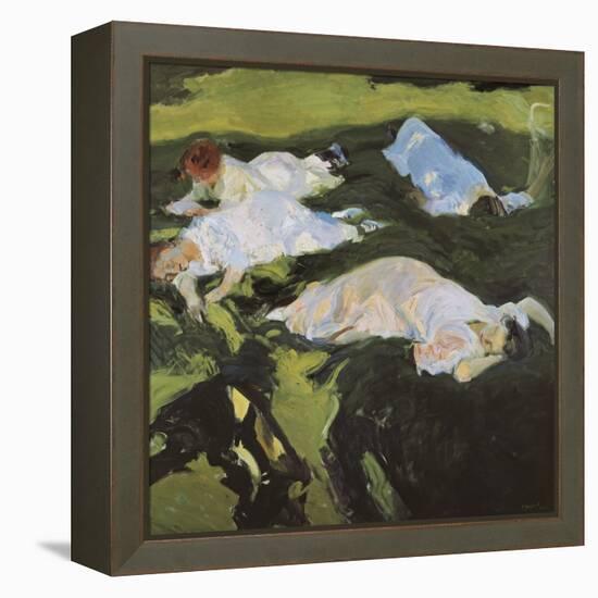 The Nap-Joaquín Sorolla y Bastida-Framed Stretched Canvas