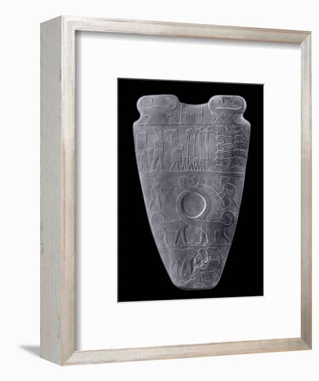 The Narmer Palette, Ancient Egyptian, c3100-2890 BC-Werner Forman-Framed Giclee Print