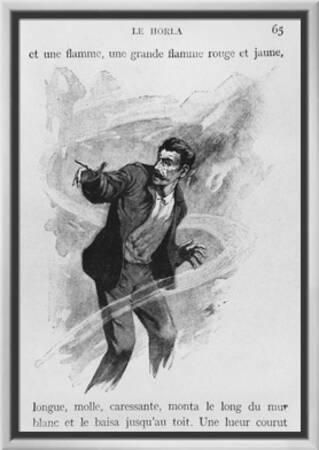 The Narrator Illustration From Le Horla By Guy De Maupassant Giclee Print William Julian Damazy Art Com