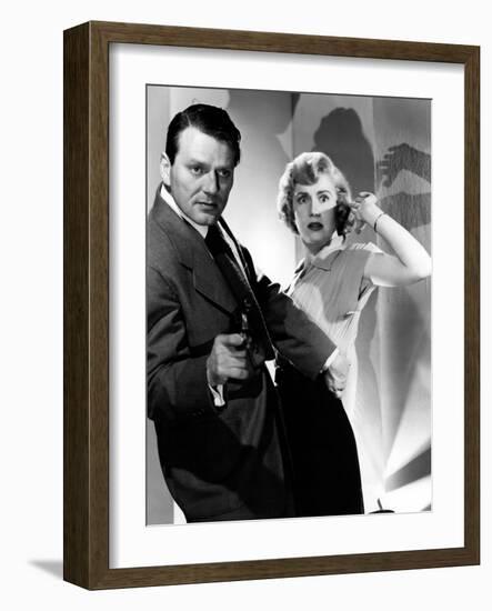 The Narrow Margin, Charles McGraw, Jacqueline White, 1952-null-Framed Photo