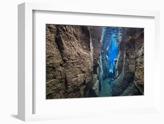 The Narrow Nes Canyon-Alex Mustard-Framed Photographic Print