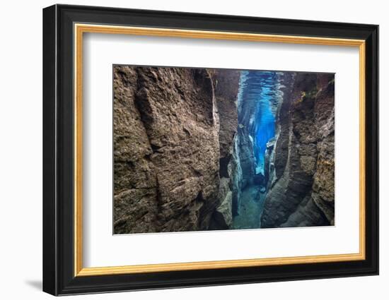 The Narrow Nes Canyon-Alex Mustard-Framed Photographic Print